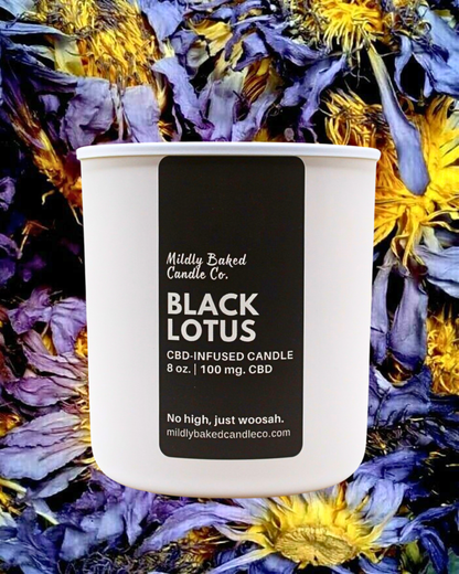 Black Lotus CBD Candle