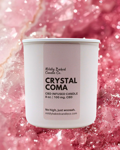 Crystal Coma CBD Candle