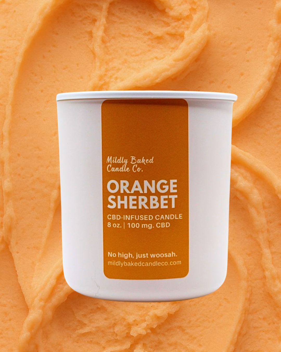 Orange Sherbet CBD Candle