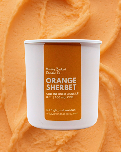 Orange Sherbet CBD Candle