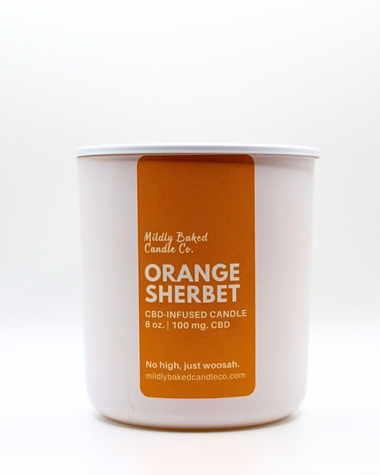 Orange Sherbet CBD Candle