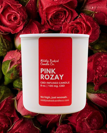 Pink Rozay CBD Candle