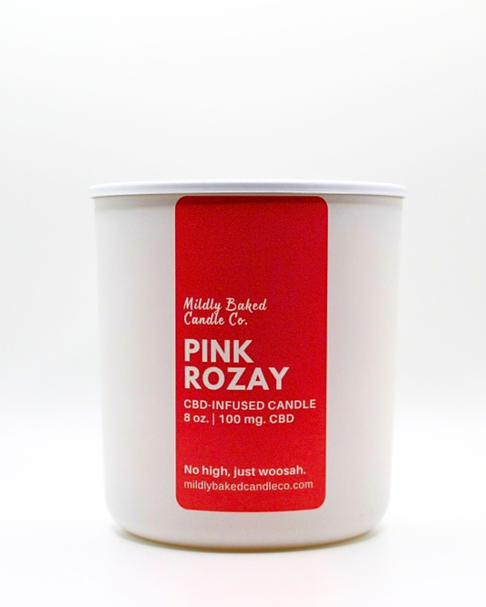 Pink Rozay CBD Candle