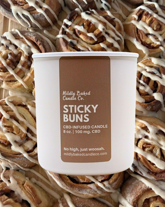 Sticky Buns CBD Candle