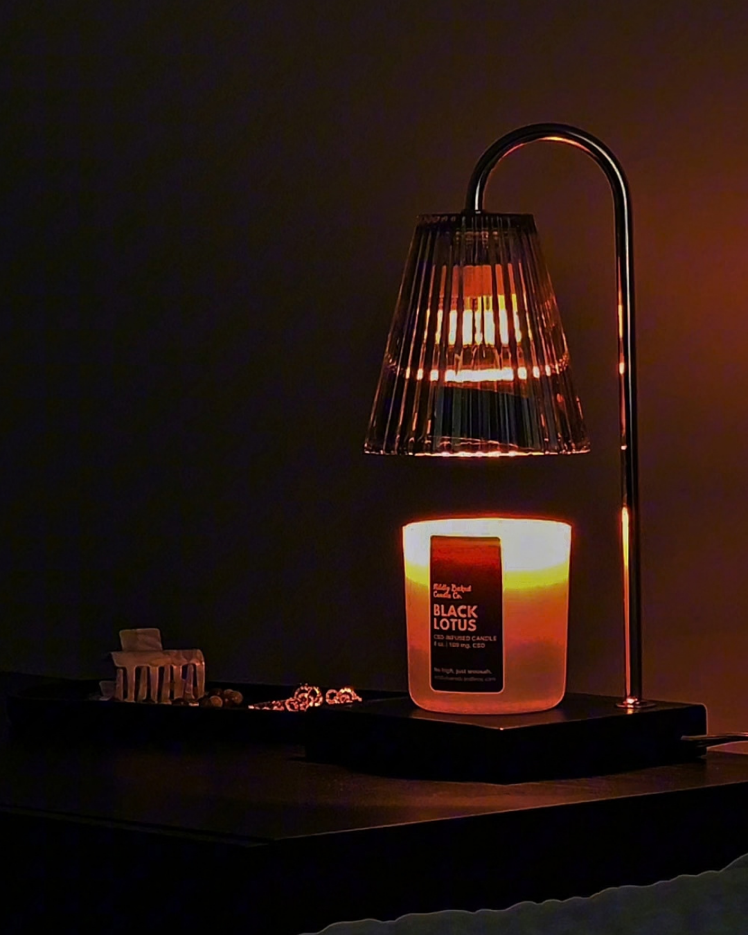 Black Lotus CBD Candle